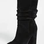 Μαύρες μπότες suede