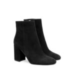 Μαύρα μποτάκια suede